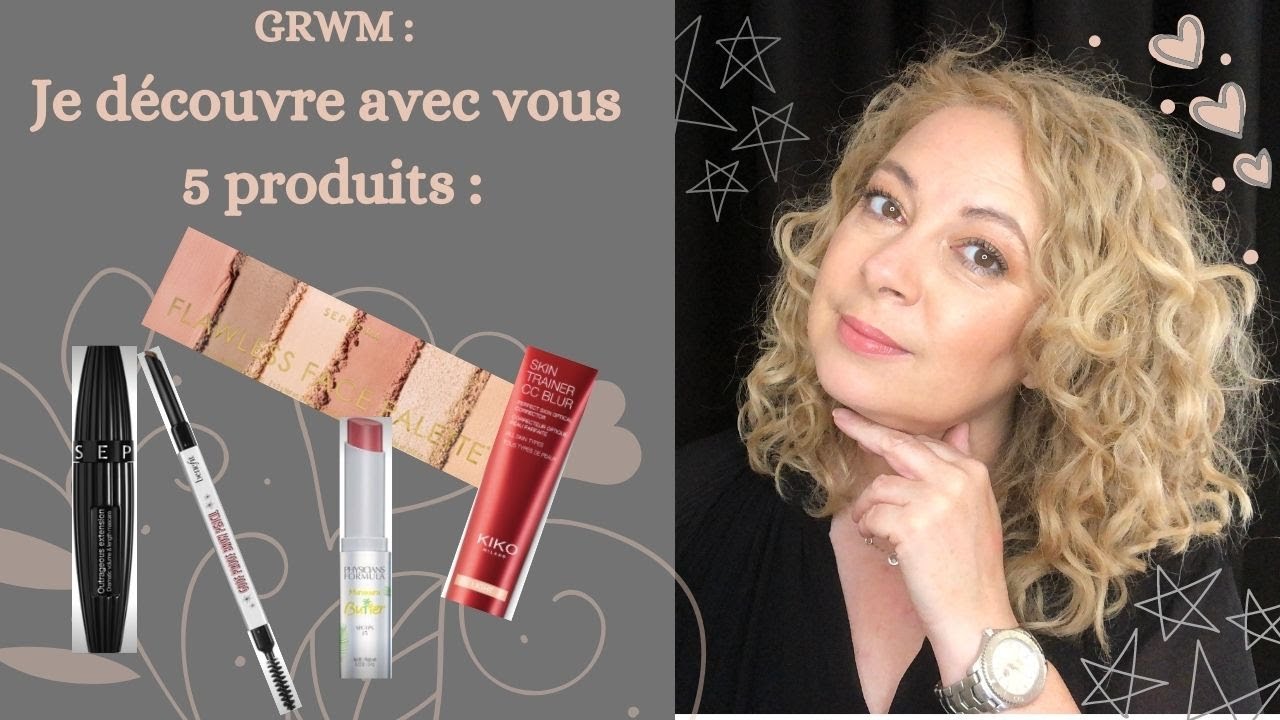 GRWM – Je vous dévoile mes 5 nouveaux produits du mois (base, palette teint...)