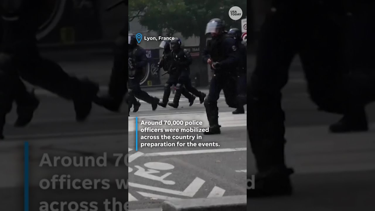Protests in France see water cannons and more used by riot police