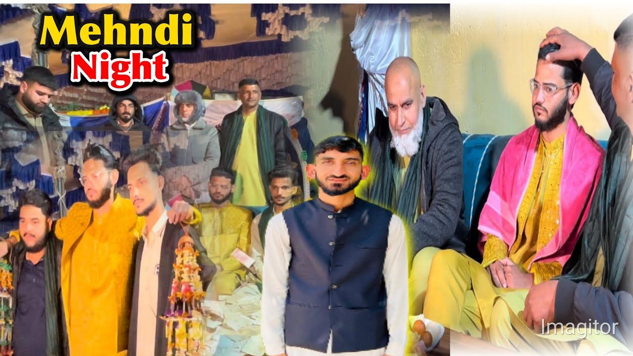 Cusion's Mehndi Night  Paso Ki Barish Kar Di Aj 🙂 Desi Wedding In Our Family 😃 Family vlog 