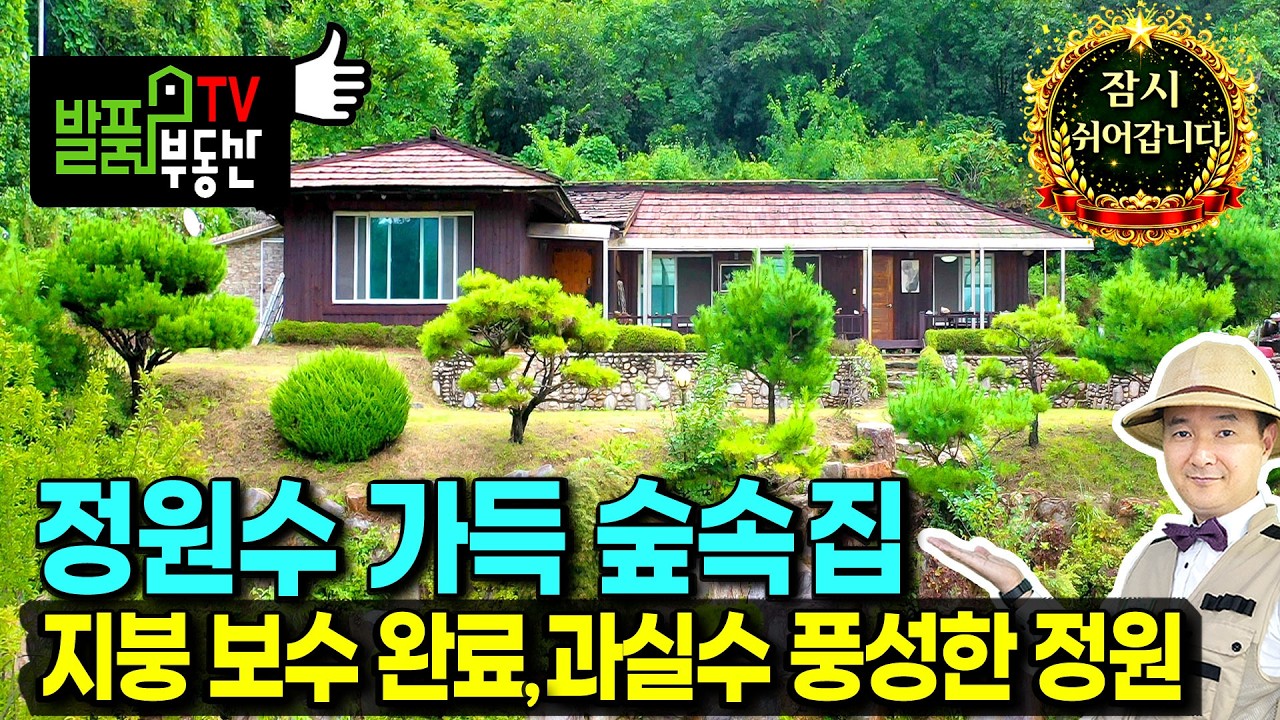 (초급매) 어쩔 수 없네요 마지막!! 손해가 무려 8천만원 전원주택 매매 급매물 해발 570미터 탁트인 전망 412평의 전을 포함하는 힐링 휴양 세컨 평창부동산 - 발품부동산TV