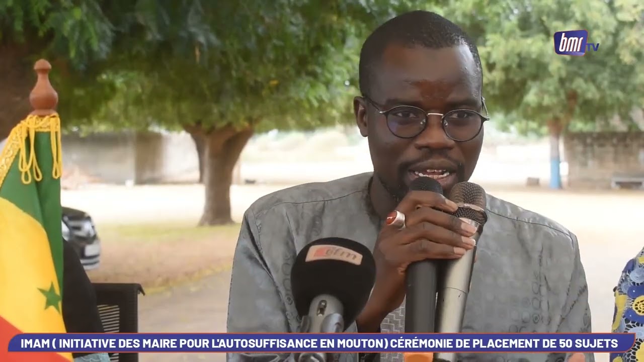 IMAM ( Initiative des Maire pour l'Autosuffisance en Mouton) Cérémonie de placement de 50 sujets
