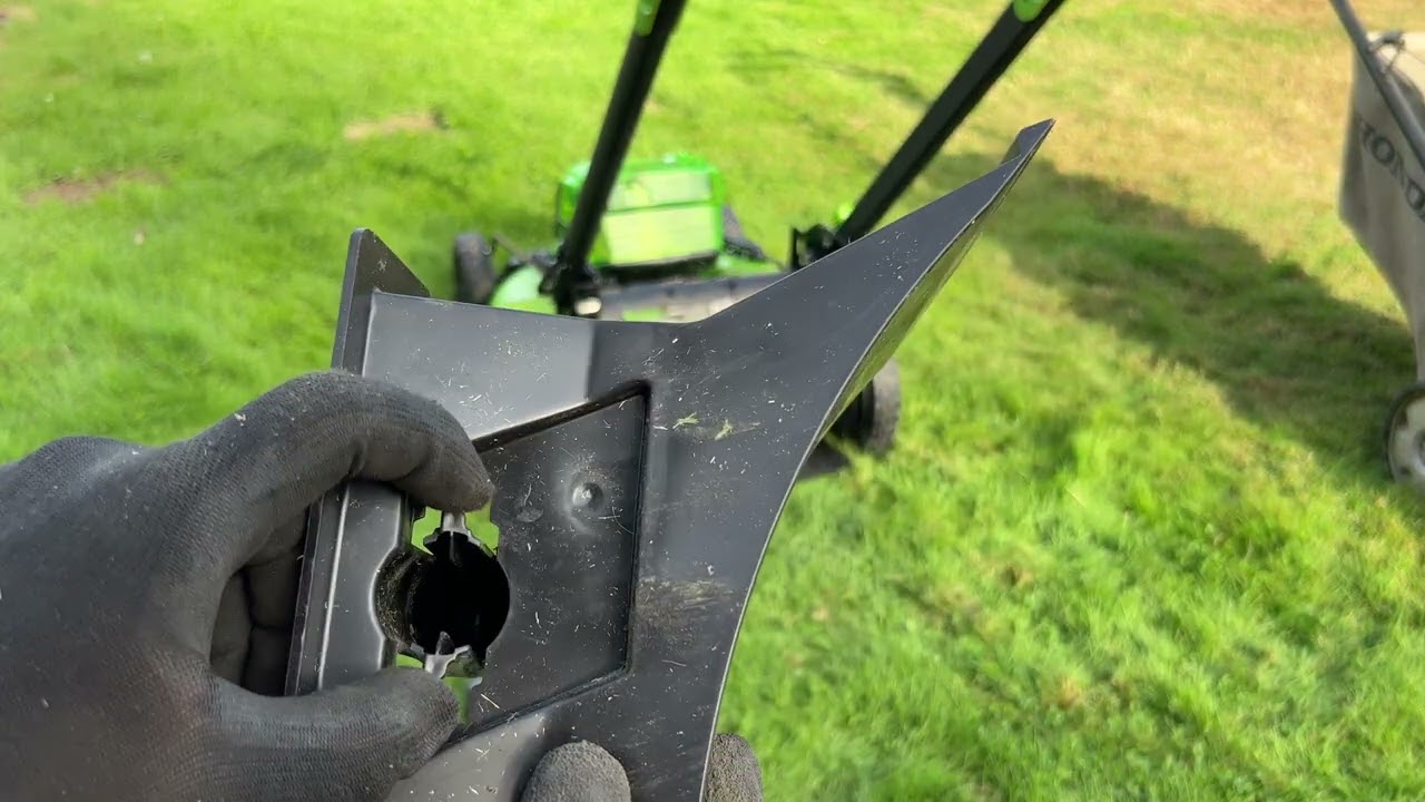 Greenworks Mower High Lift Blade Test
