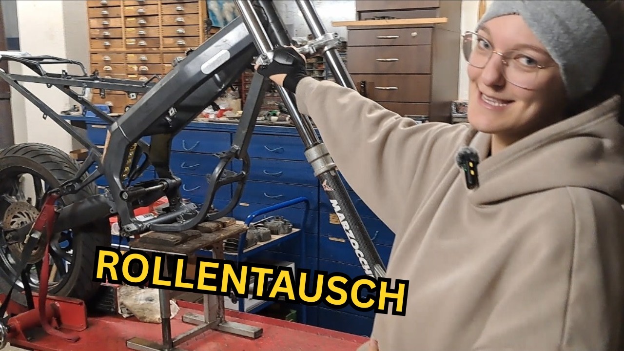 Sie macht das Gabelservice... ich darf nur zugucken😅