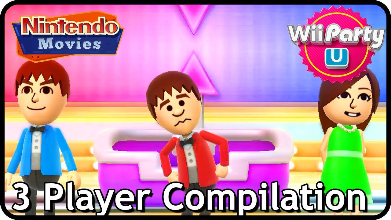 Wii Party U - 3 Player Compilation (Maurits vs Rik vs Thessy)