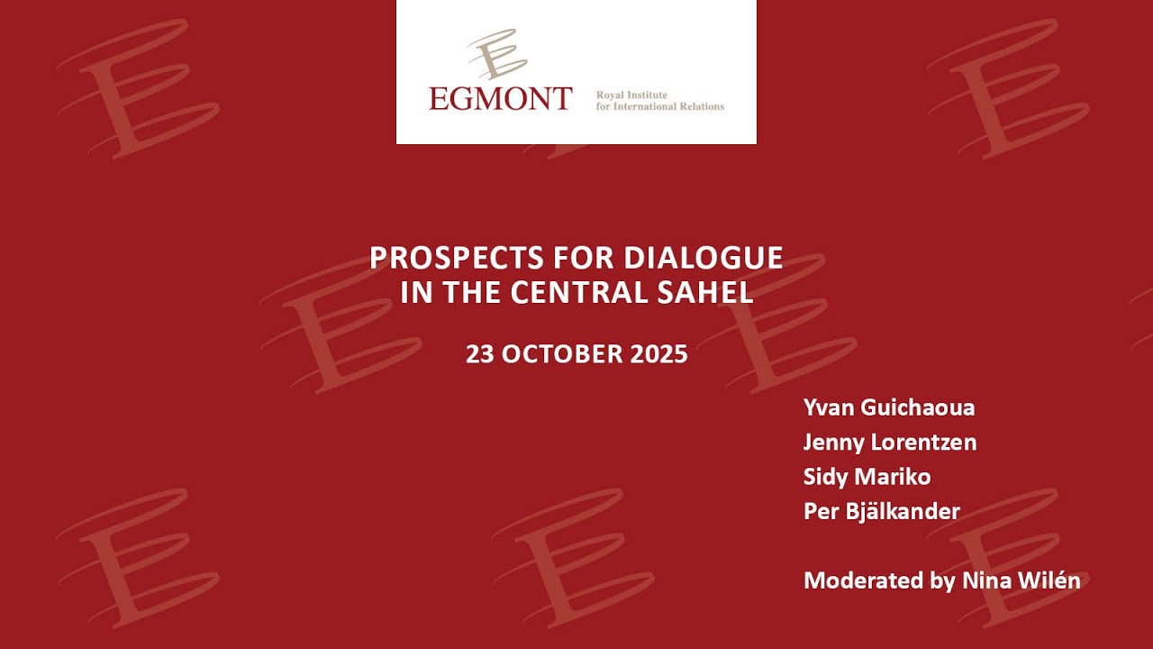 Prospects for Dialogue in the Central Sahel