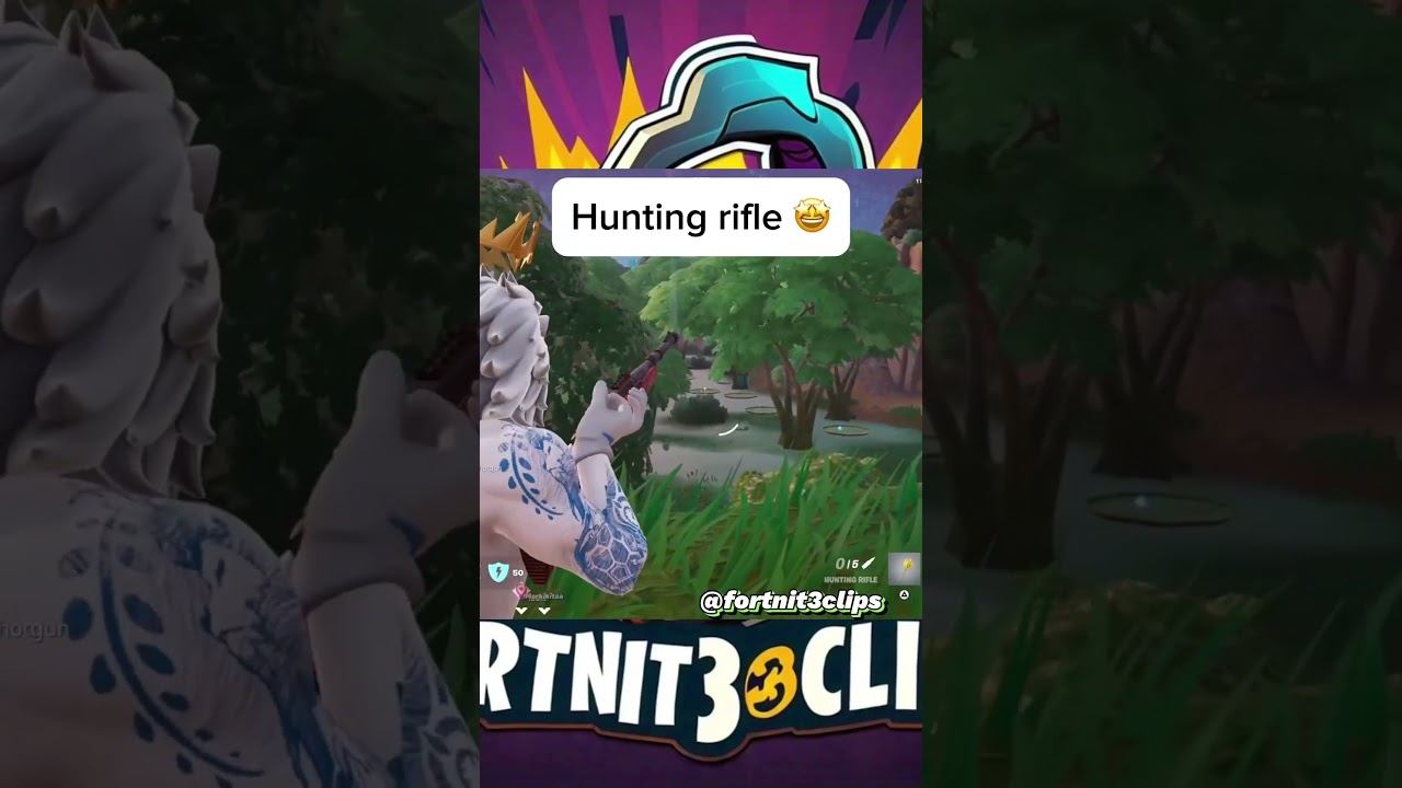 HUNTING rifle is back! #fortnite #shorts #fortnit3clips #gaming