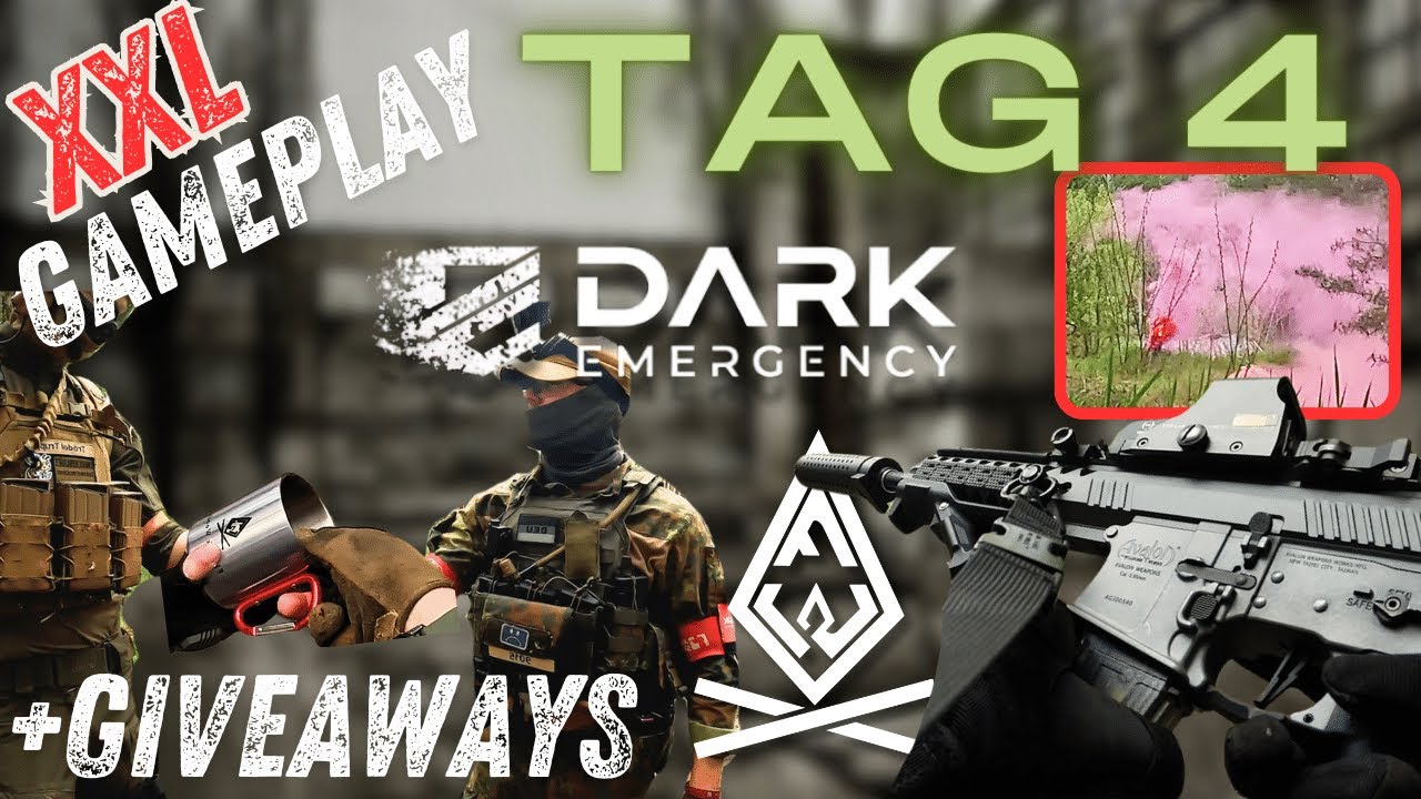 Wir BESCHENKEN euch! XXL Airsoft Gameplay // Dark Emergency 2024 Tag 4+5