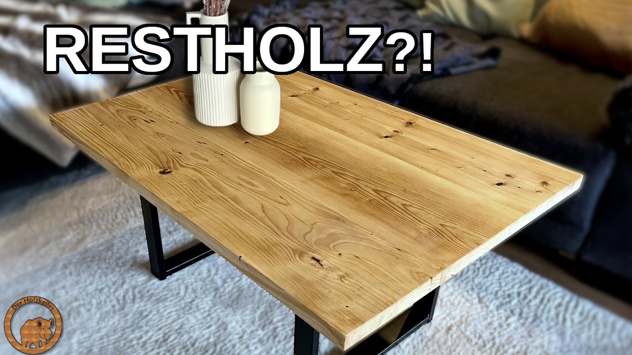 DIY Couchtisch aus Altholz bauen | Upcycling Möbel