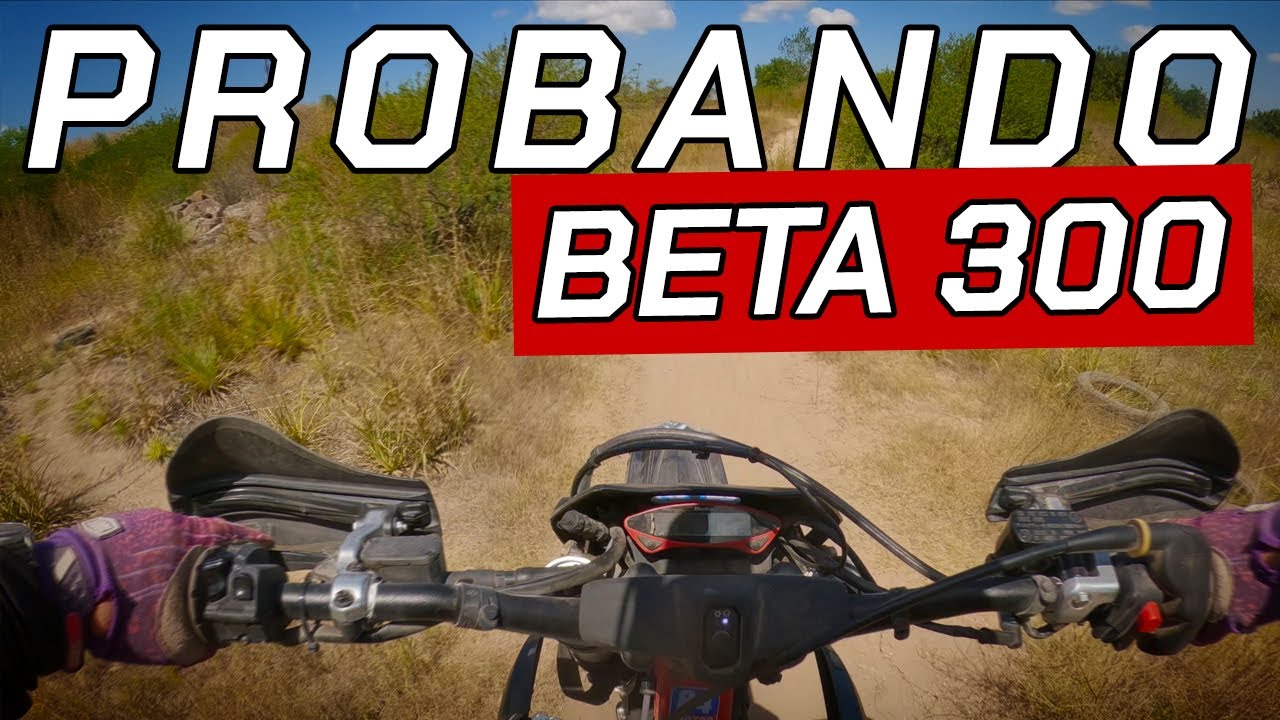 Probando BETA 300 en circuito de MX