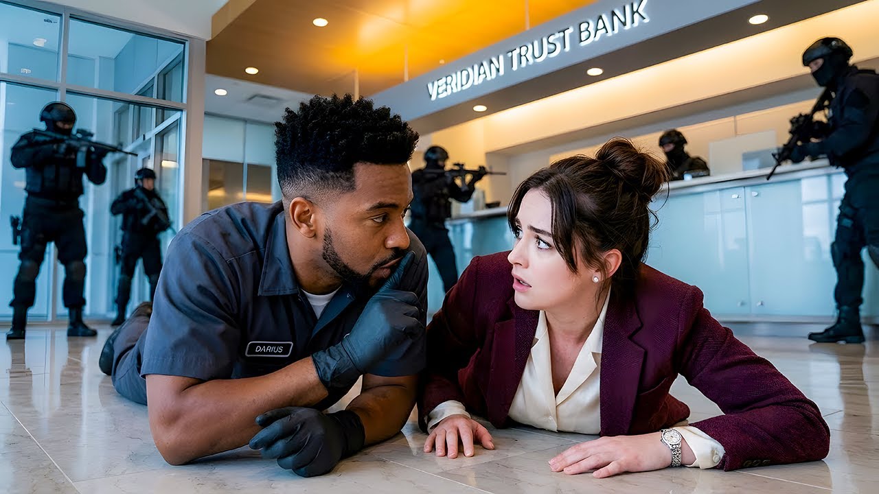 “Don't Run,” Black Janitor Whispered to CEO During a Bank Heist — What He Did Left Her in Shock