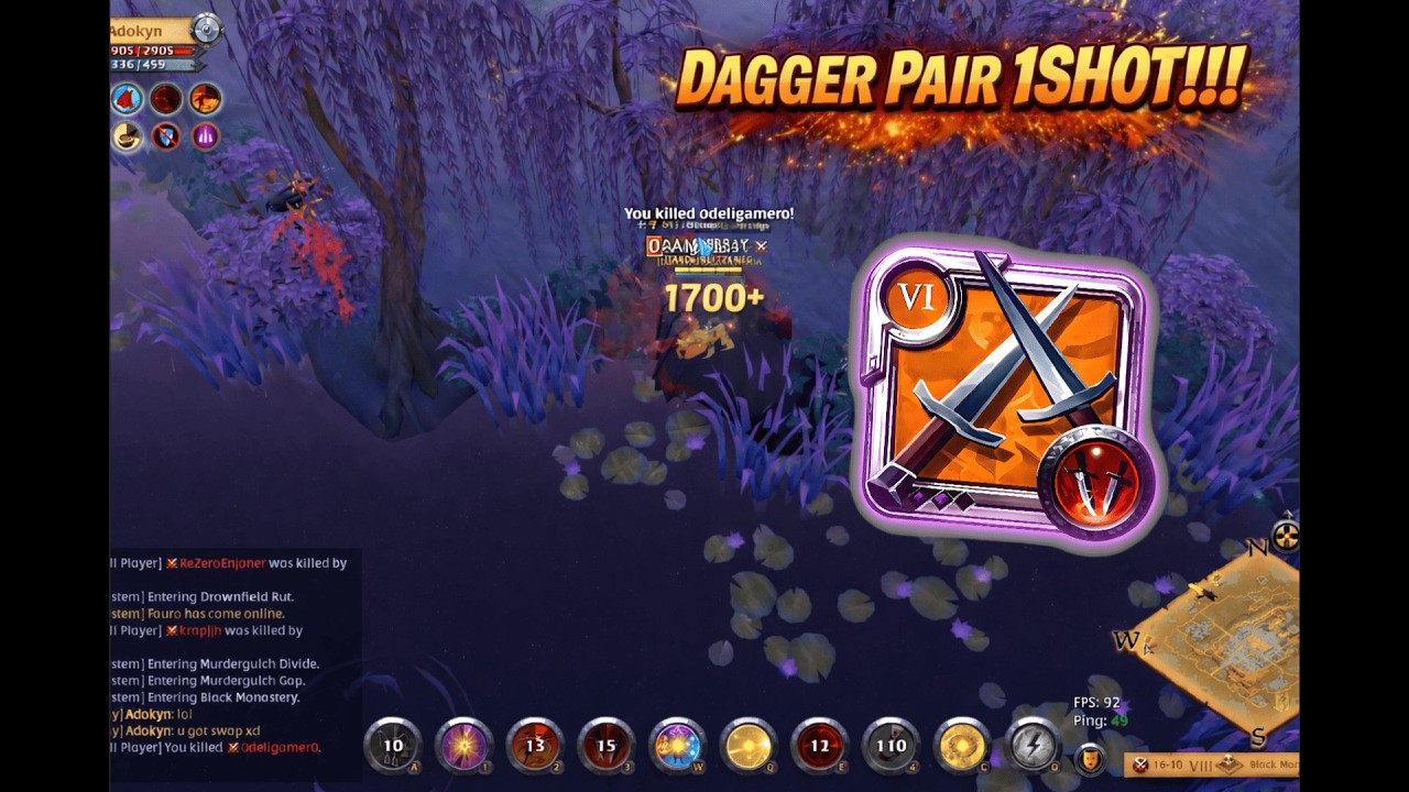 Albion Online | Dagger Pair 1 Shot! | n.3