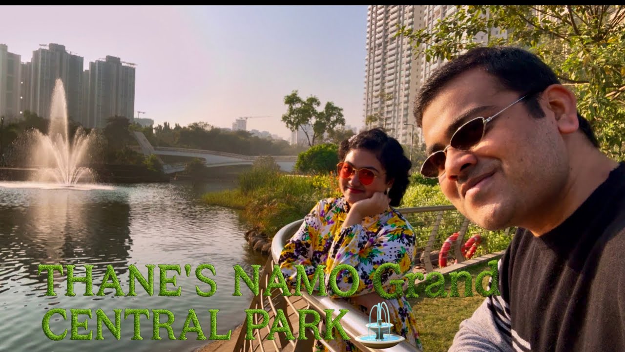 EXPLORING NAMO GRAND CENTRAL PARK IN THANE⛲️🦜🦋🐝🌳🏃‍♀️🏃‍♂️#thane #grandcentralpark #kalpataruparkcity