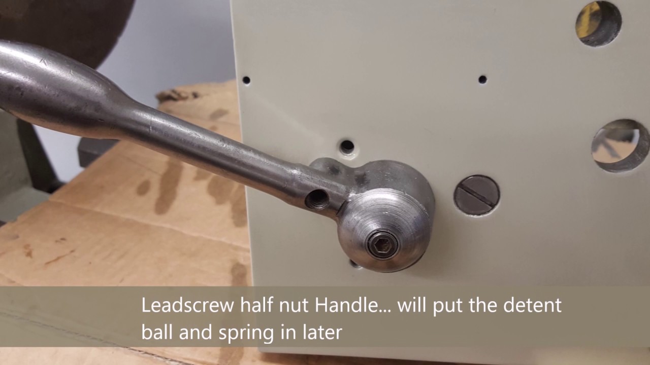 Colchester Student (1964) Apron rebuild