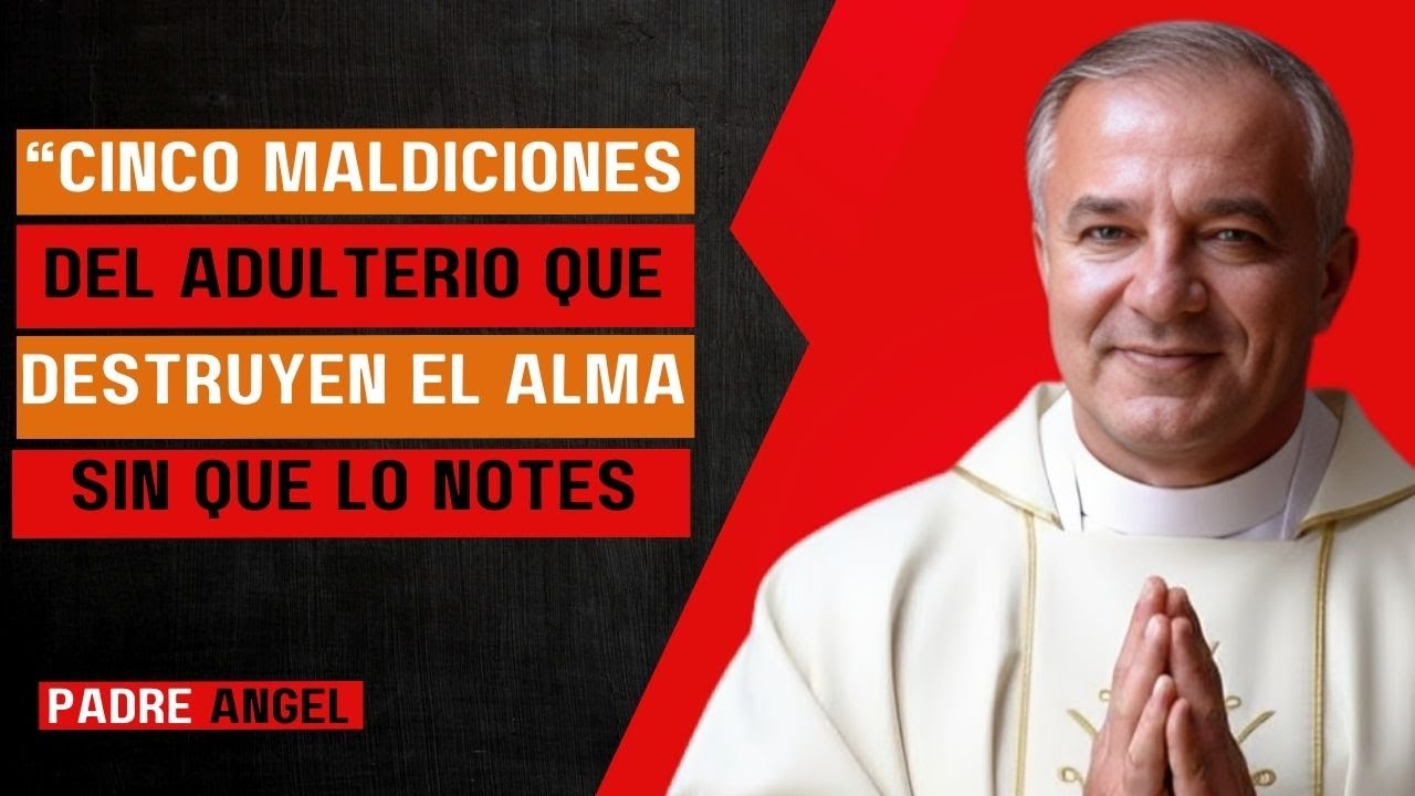“Cinco Maldiciones del Adulterio que Destruyen el Alma sin que lo Notes | Padre Ángel”