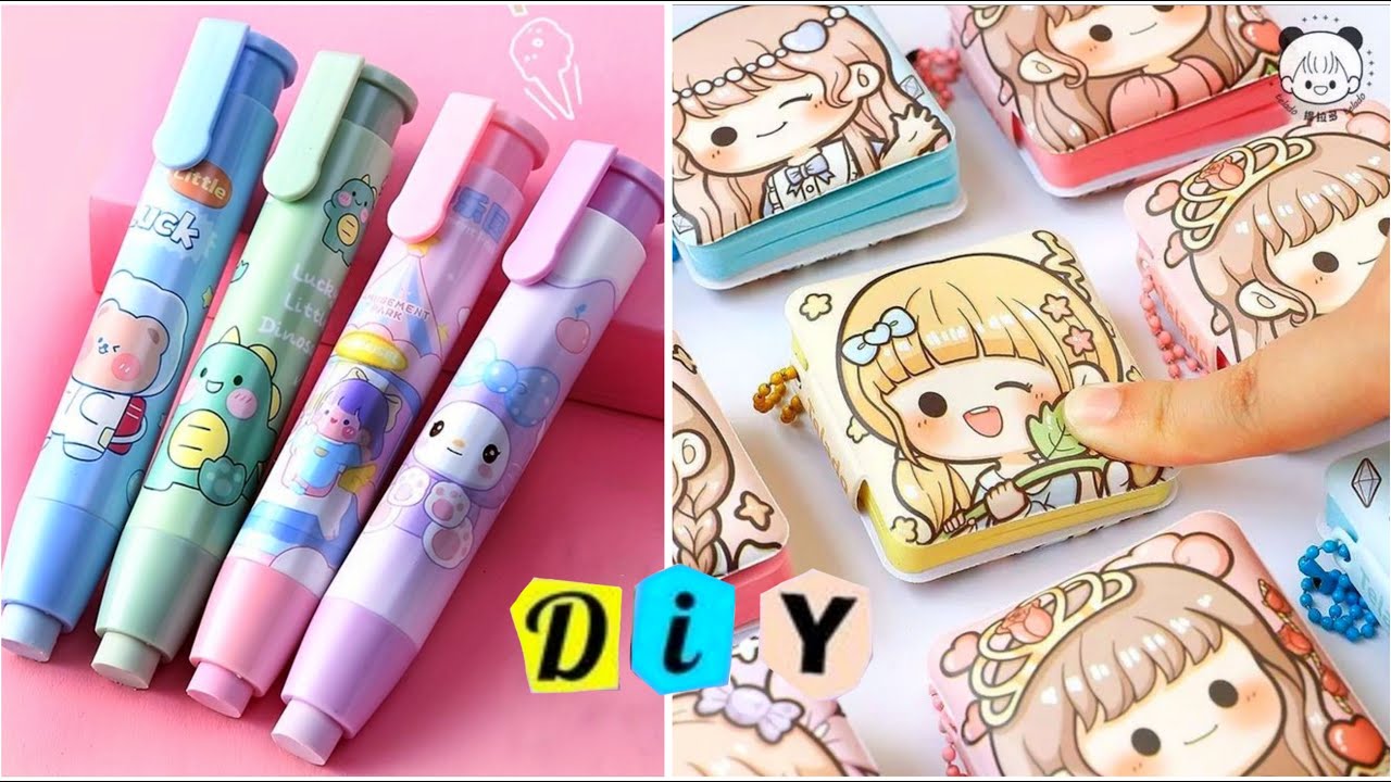 How to make cute stationery / DIY cute stationery / Handmade stationery / School supplies
