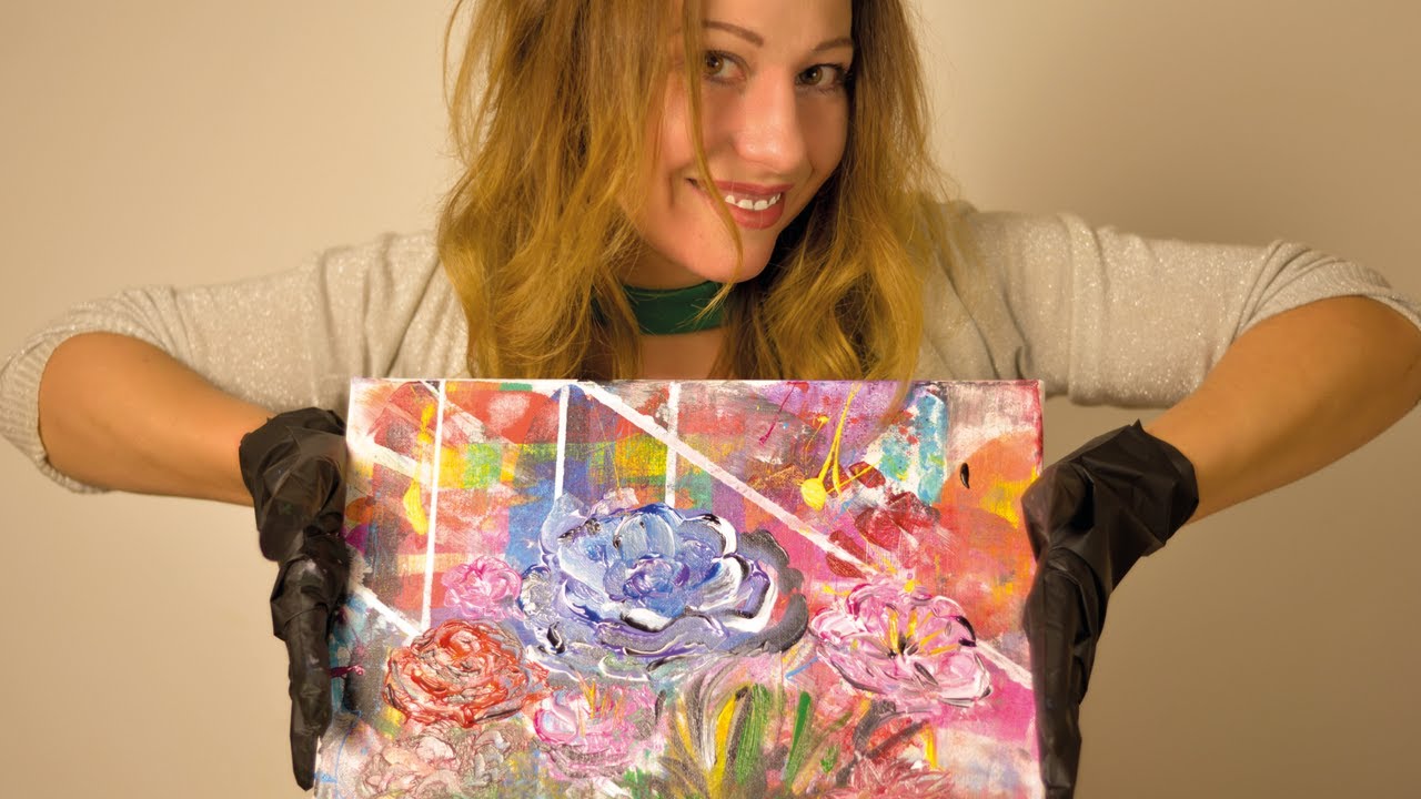 ASMR ITA | Ti Rilasso Profondamente Con Una Dimostrazione d'Arte Astratta