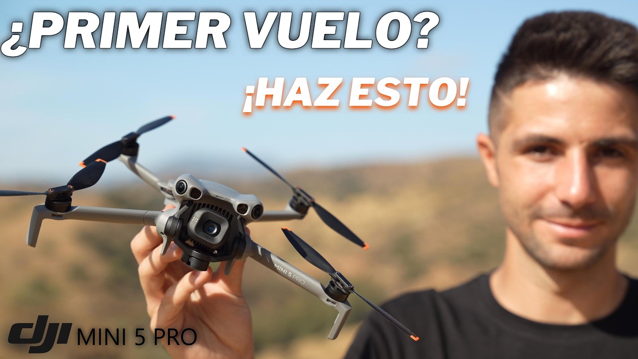 MIRA que FUNCIONE en TU PRIMER VUELO - DJI Mini 5 Pro