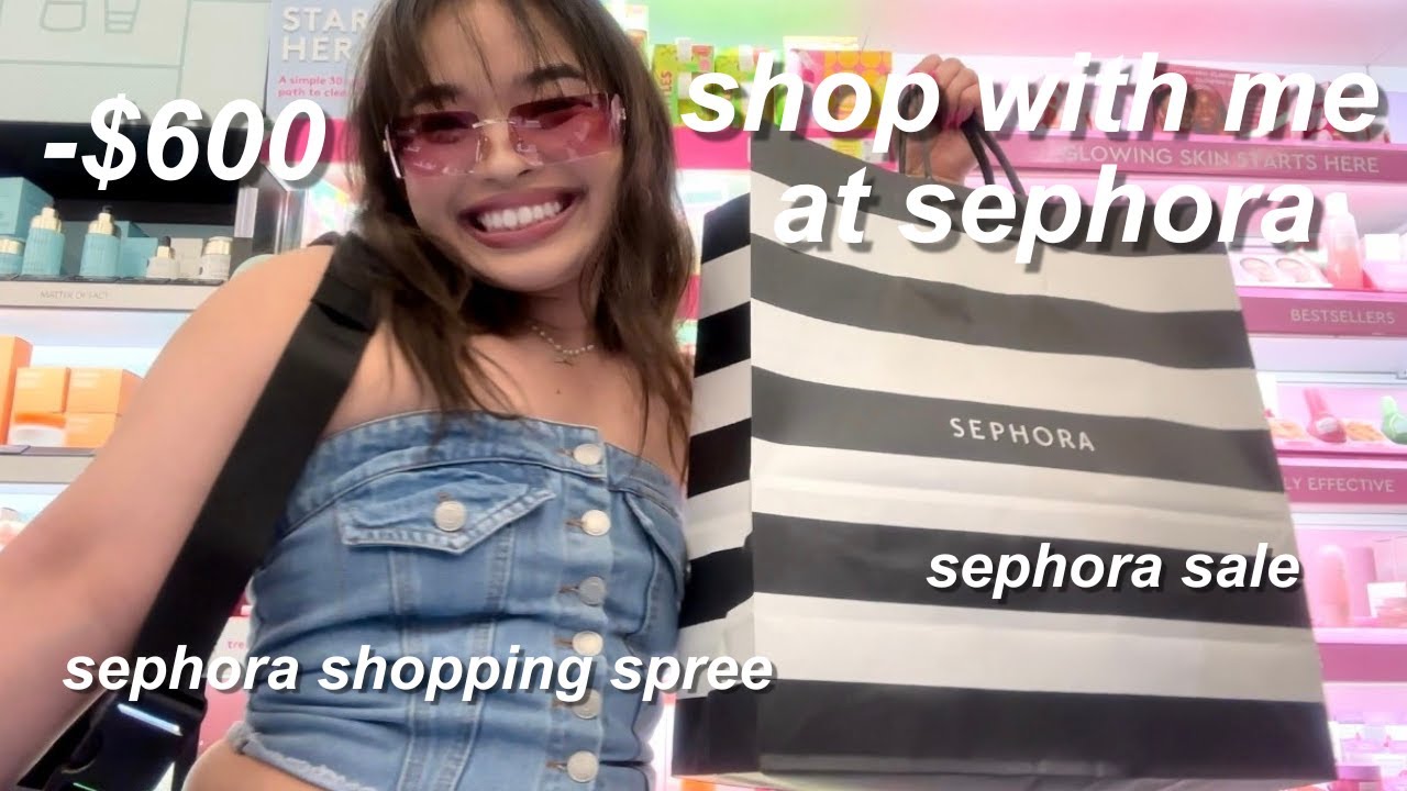 $600 SEPHORA SHOP WITH ME ♡ *NO BUDGET* sephora sale shopping spree + HUGE sephora haul ♡