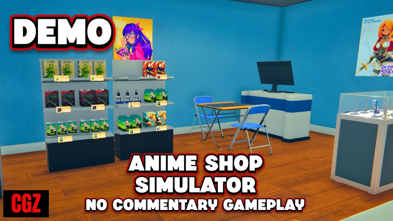 Anime Shop Simulator Demo Gameplay | No Commentary