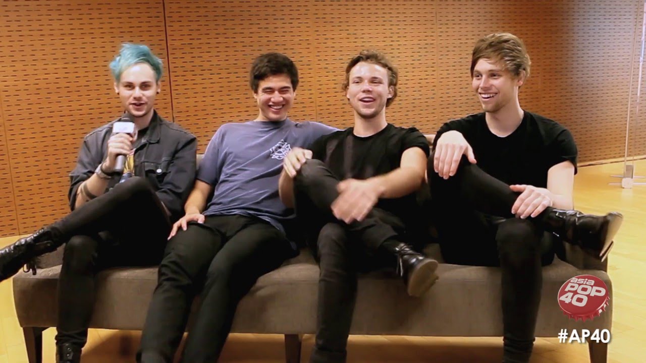 Беседа 5 Seconds of Summer с Домом Лау на Asia Pop 40 (полное интервью)