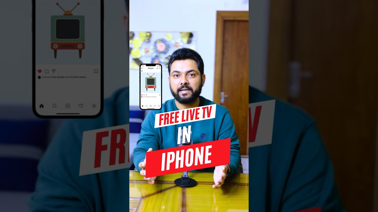 Play Live Tv in iphone 🔥 #iphone #iphone15 #tips #shorts #trending #india