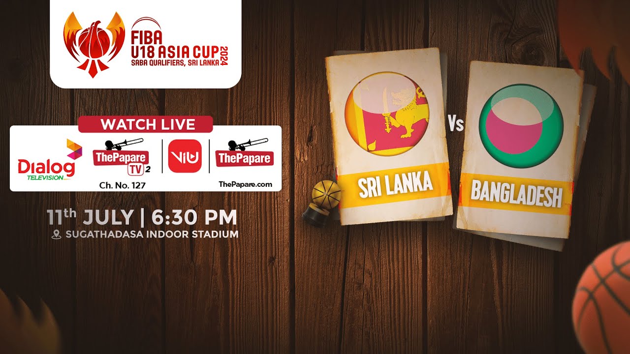 Sri Lanka vs Bangladesh - FIBA U18 Asia Cup - SABA Qualifiers 2024