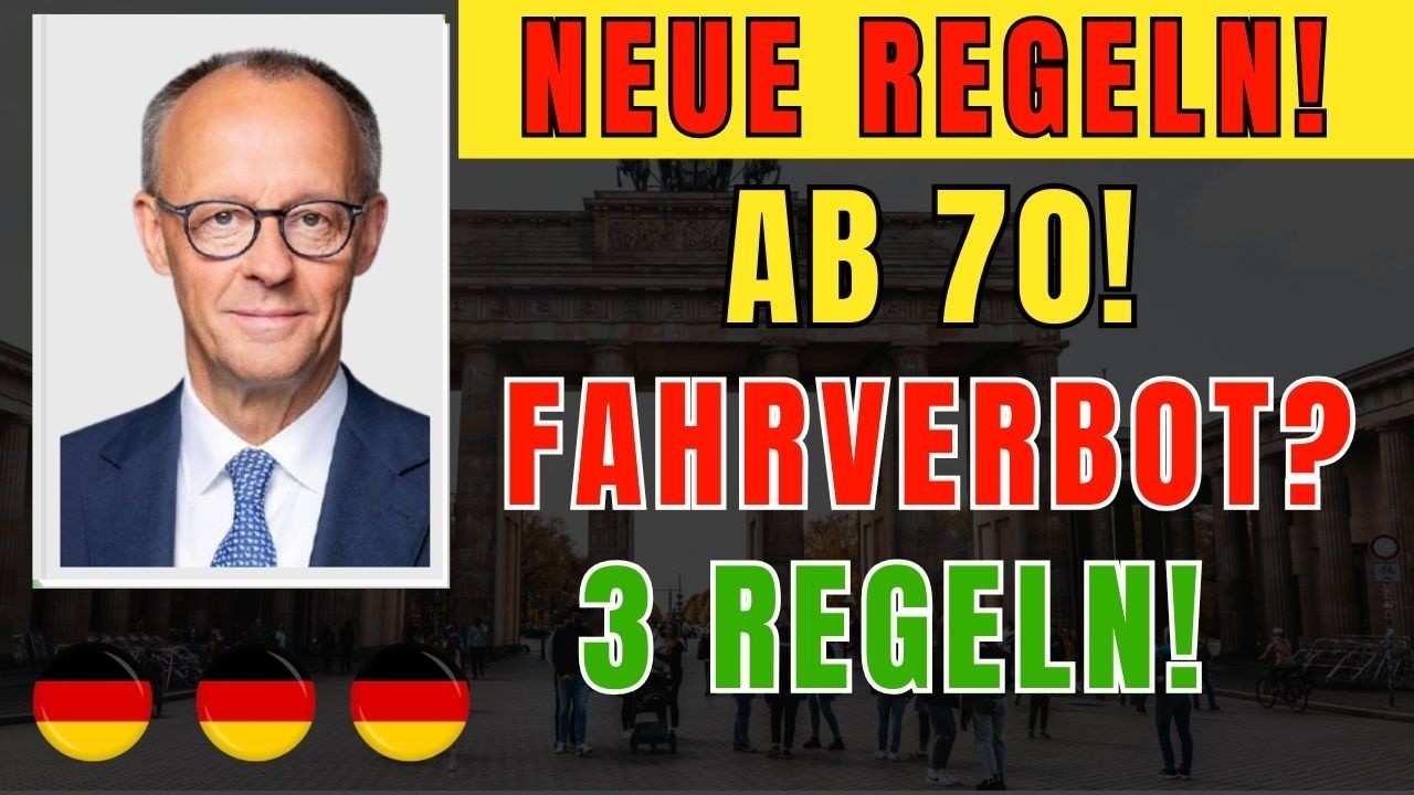 Achtung Senioren ab 70 Jahren! Neues Fahrgesetz ab März 2026 – Diese 3 Regeln gelten AB SOFORT!