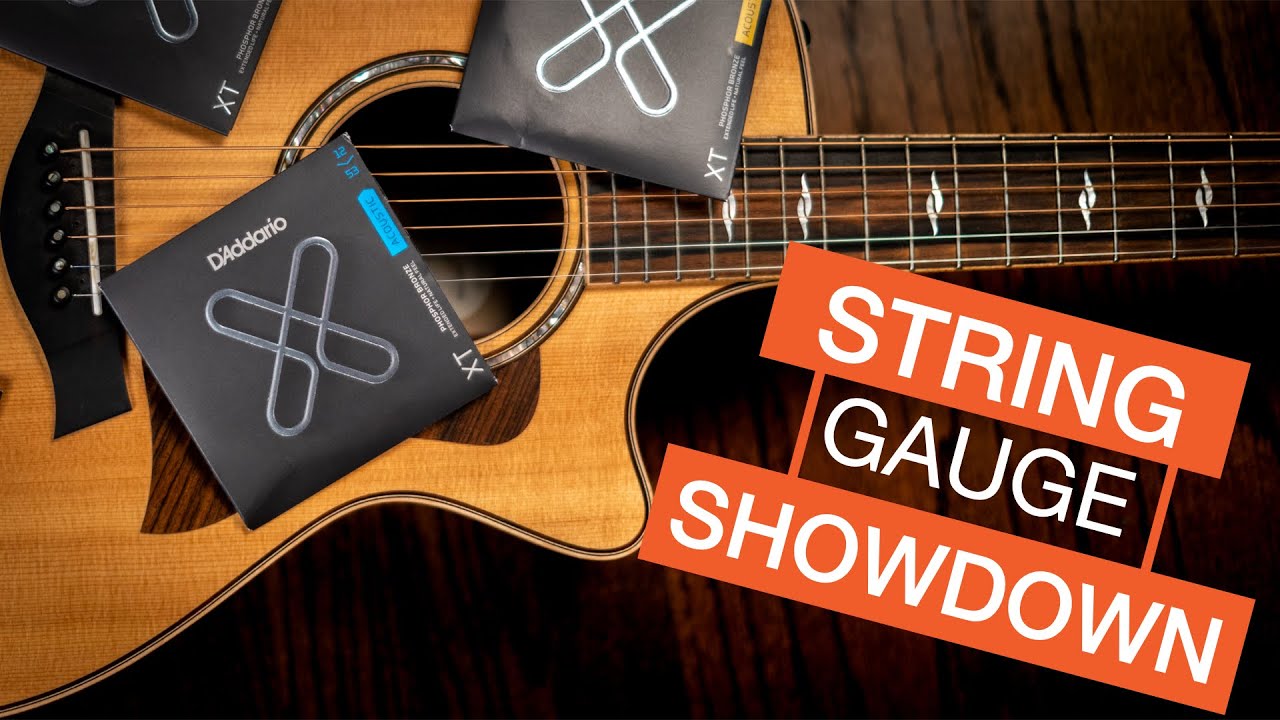 D’Addario XT Acoustic Guitar String Gauge Comparison | Can you tell the difference?
