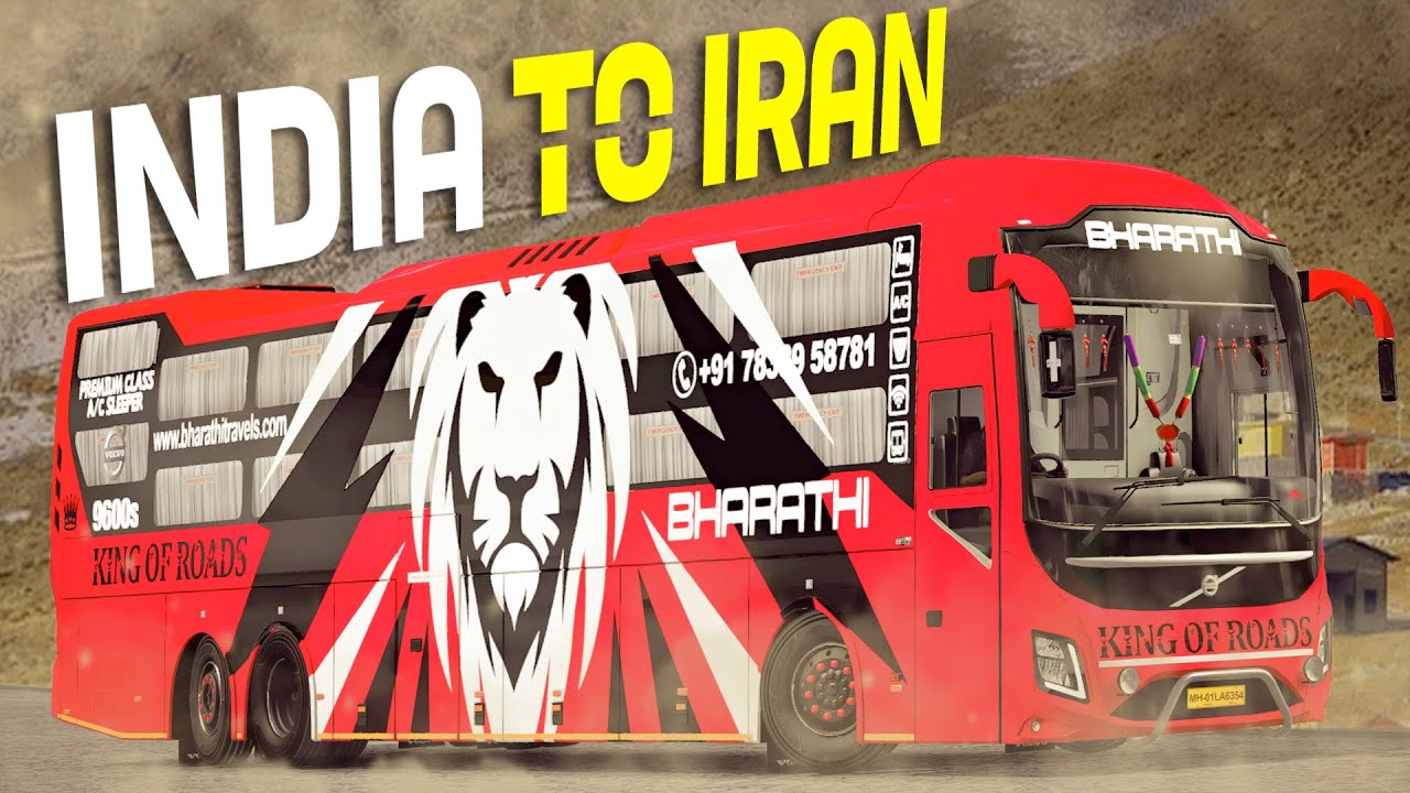 Finally Volvo 9600 Bharathi Travels Bus Reached Iran | India To Pakistan Ep#9 | Ets2