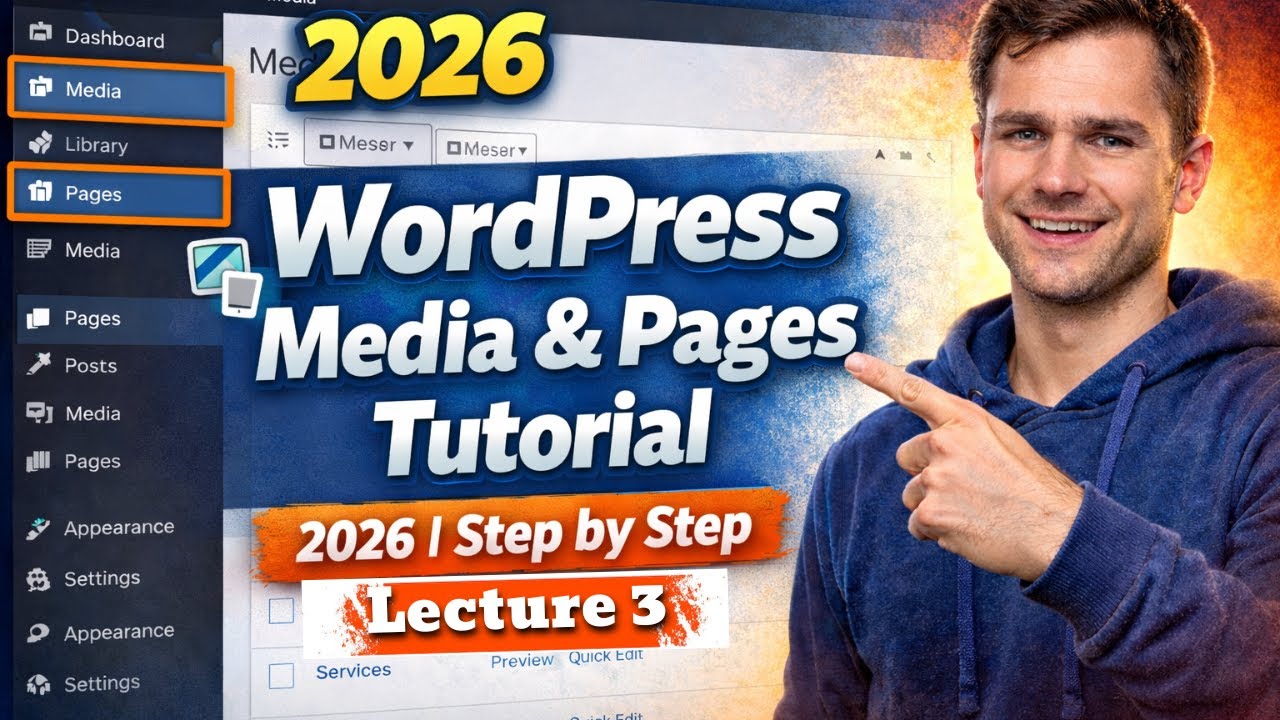 WordPress Page Designing Tutorial for Beginners 2026 | Create Professional Pages Step by Step