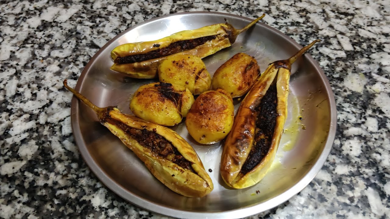 बैंगन आलू का भरवा आचार#food #cooking #recipe #