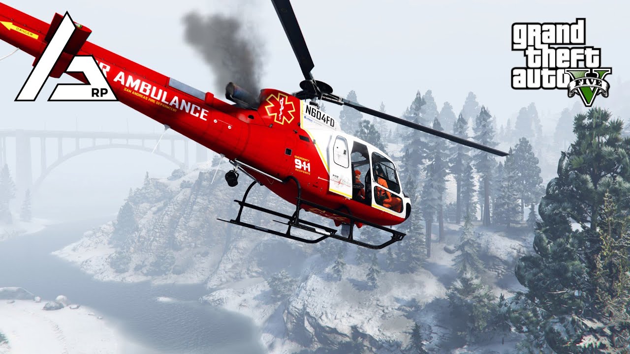 GTA 5 Roleplay - ARP - #302 - Medflight Going Down!
