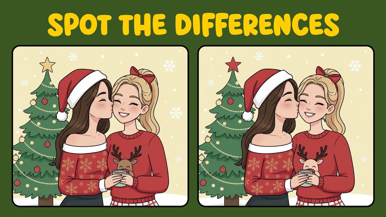 Find the Differences in These Festive Scenes