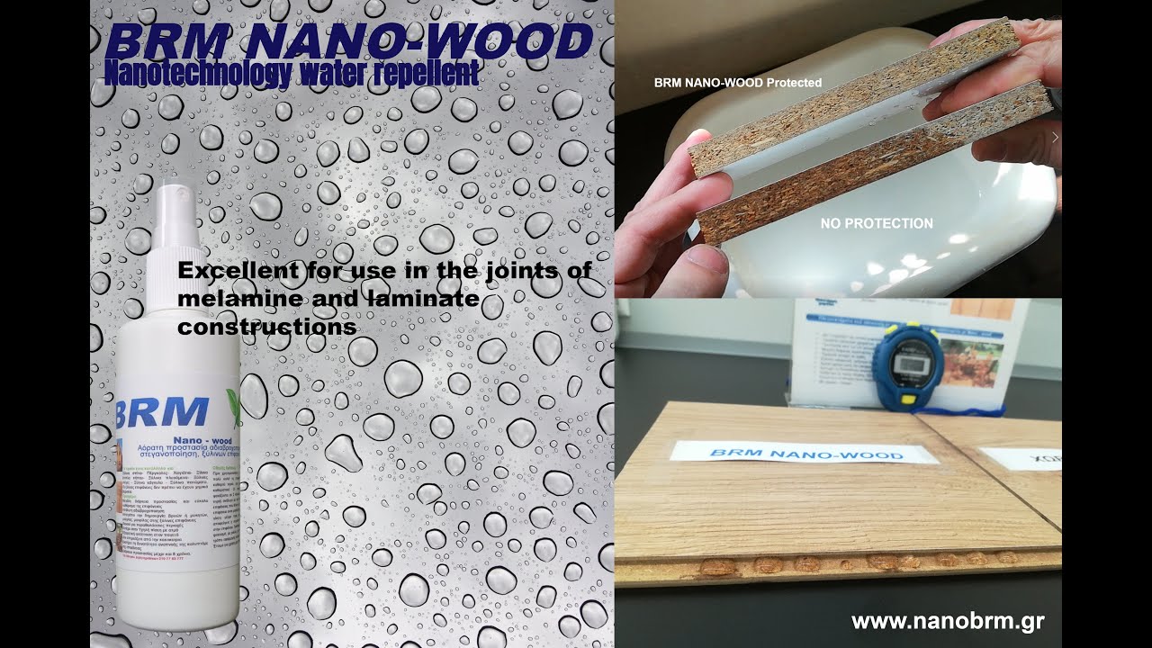 Nanotechnology to protect wood constructions from moisture : BRM Nano-Wood nanotechnology coating