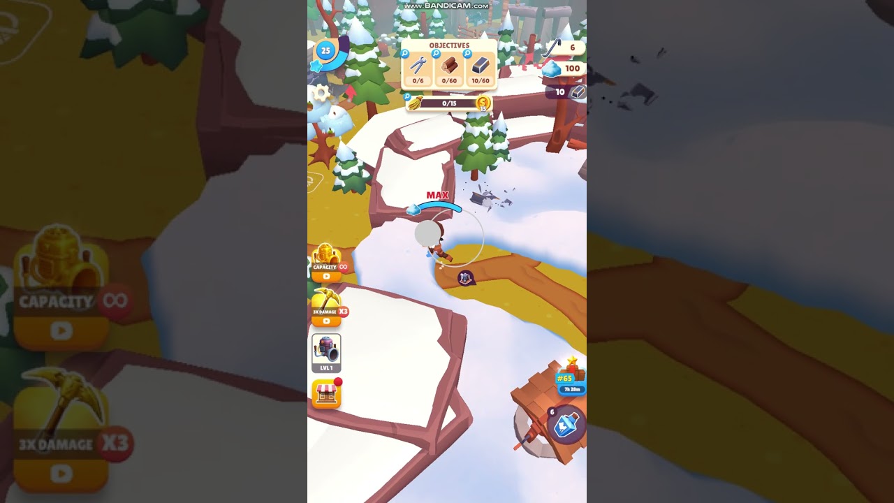 Gold Rush Frozen Adventure Level 25