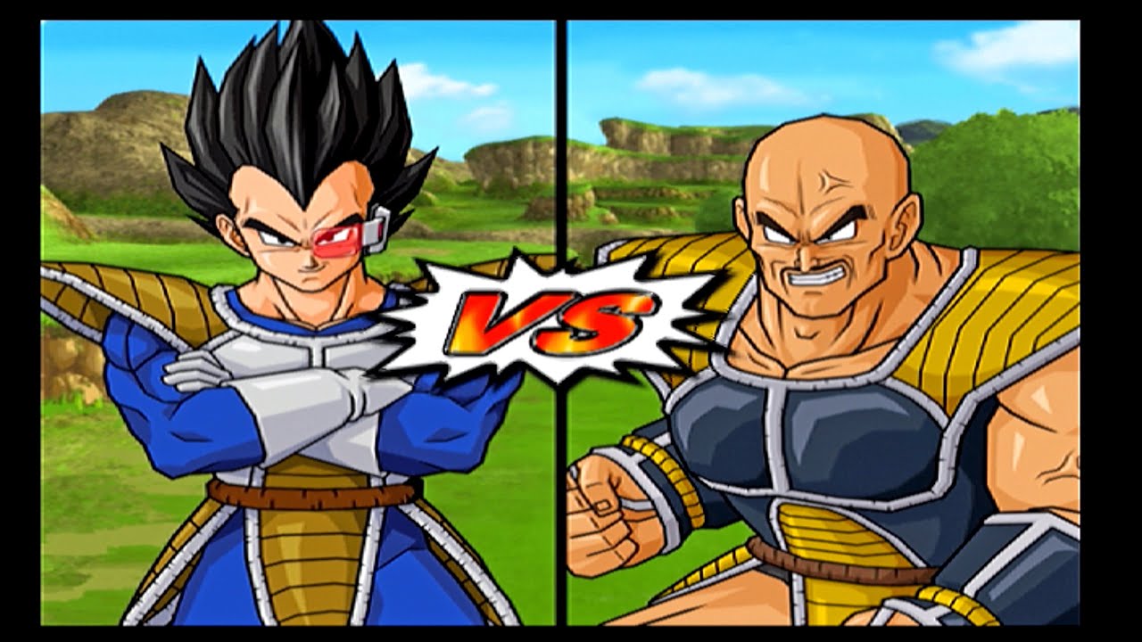 DBZBT3 Vegeta (Scouter) Vs Nappa