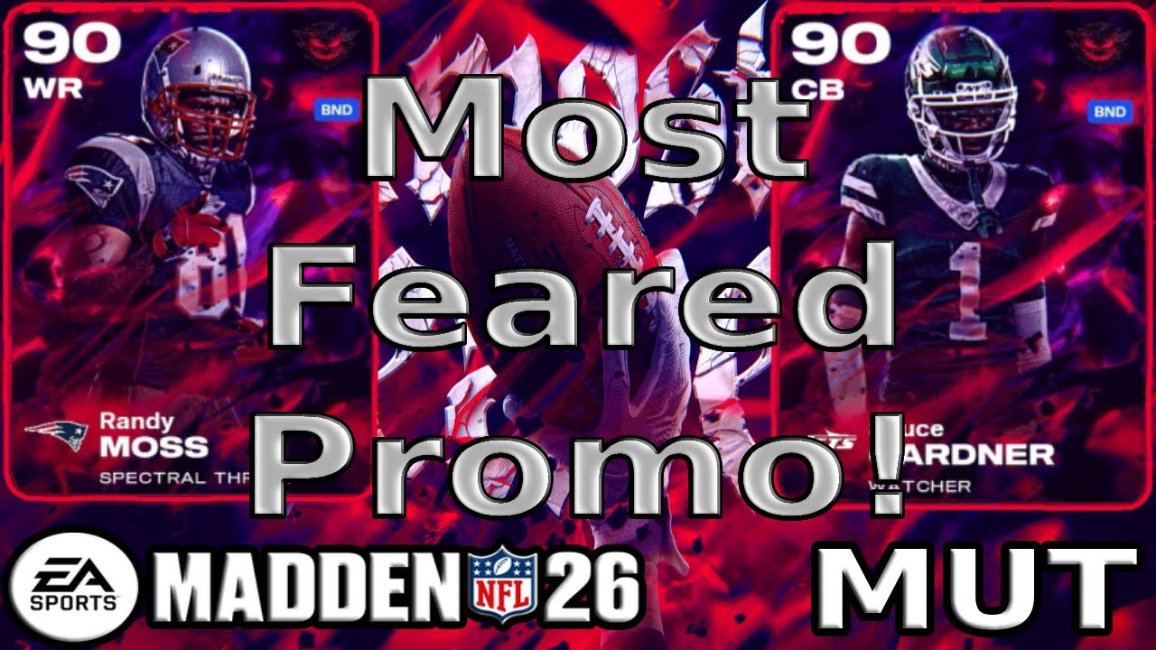 We pulled the best card in the Most Feared Promo! (Madden 26 MUT)
