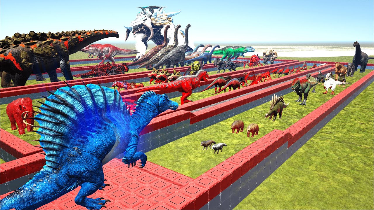 CELESTIAL SPINOSAURUS DEATHRUN WITH BOSSES | Cantex