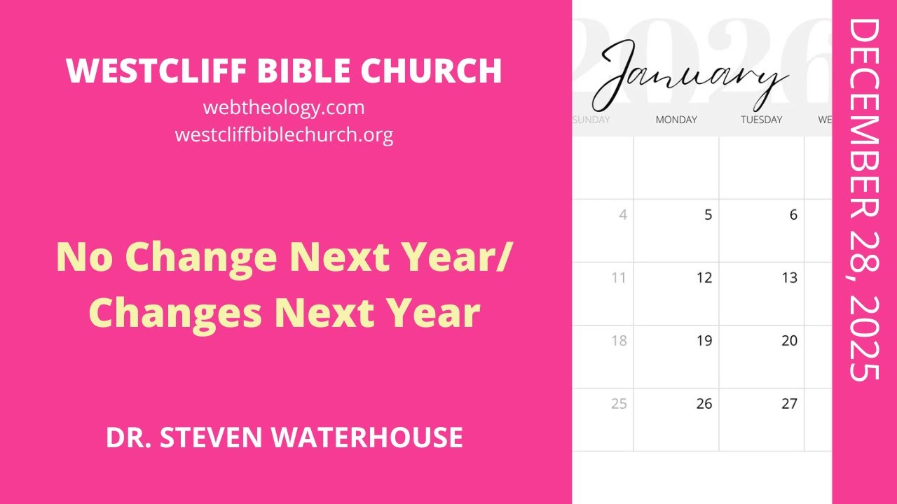 Christmas 2025  No Change Next Year/Changes Next Year  12/28/2025