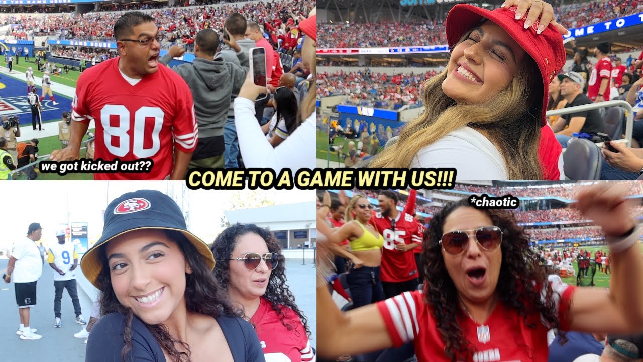 what its like to go to a game with my CRAZY family!!! | the Aguilars