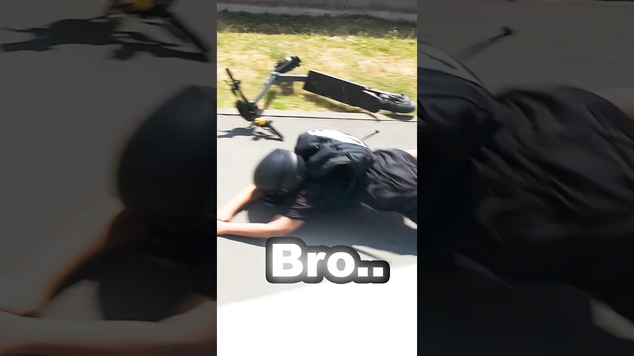 His Scooter Got...