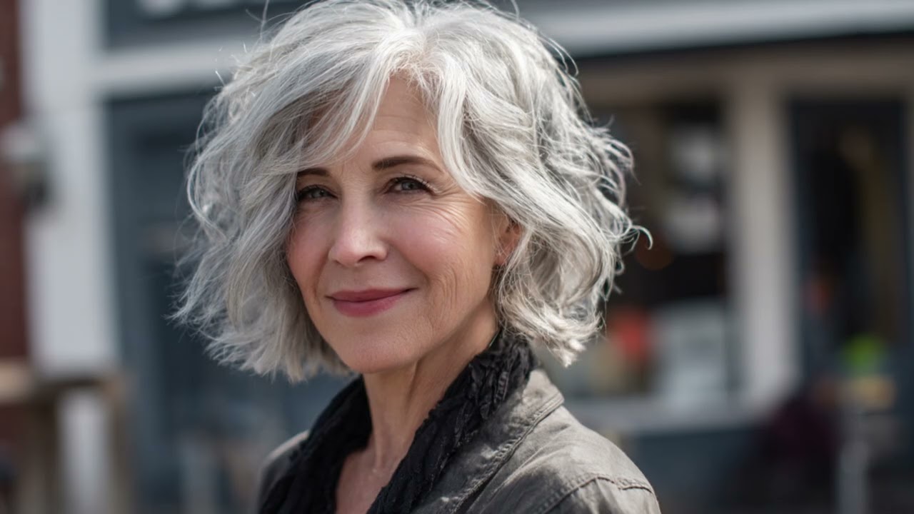 Over 60 & Gorgeous | Trendy Grey Haircuts for 2026