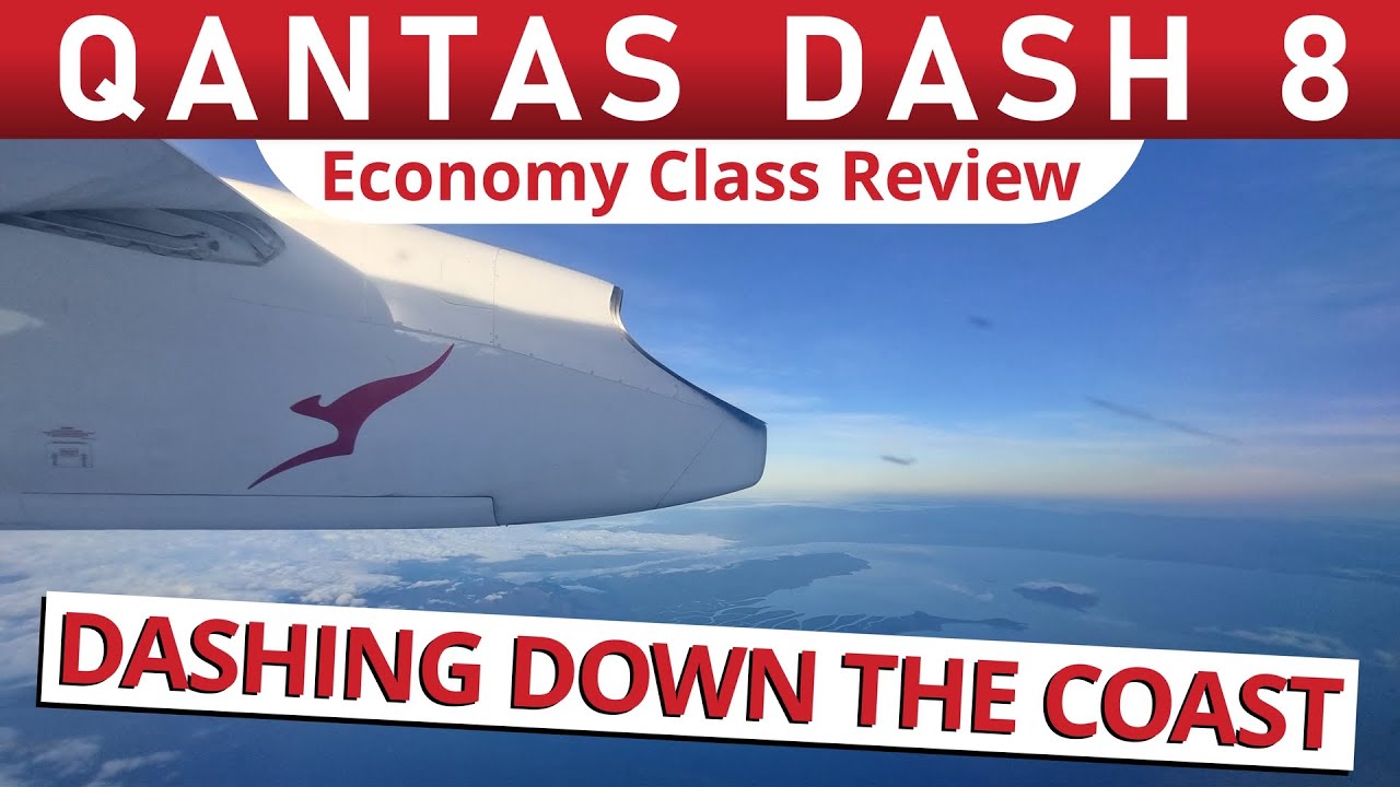 QANTAS DASH 8 ECONOMY: 4 Flights On The Q4! [Cairns to Brisbane]