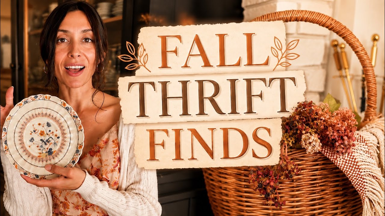 I Went Thrifting for Cozy Fall Decor 🍂 | Here&rsquo;s What I Found