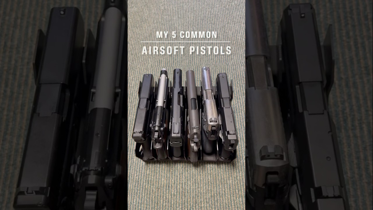 My 6 common airsoft pistol #airsoft #gbb