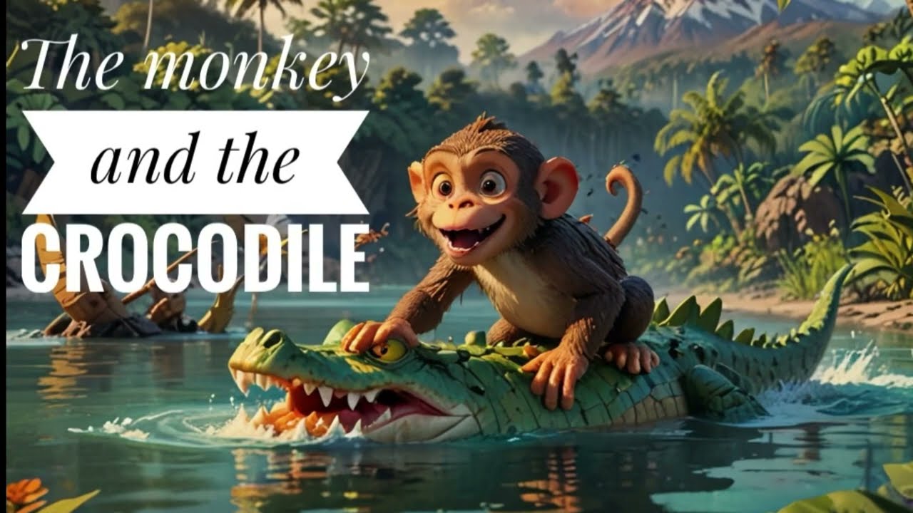 THE MONKEY AND THE CROCODILE THE MONKEY AND THE CROCODILE | BEDTIME STORIES |KIDS STORY | FAIRYTALE