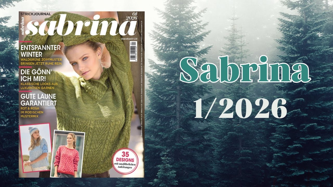 Сабрина 1/2026 л Журнал по вязанию Пролистайте