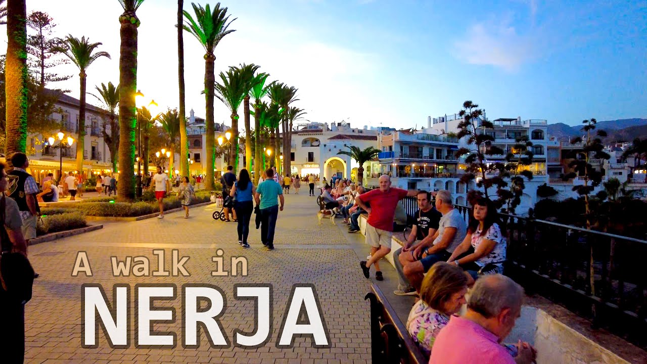 A walk in Nerja | Balcón de Europa at dusk || Nerja | Axarquía | Málaga | Spain Ep#22 ||