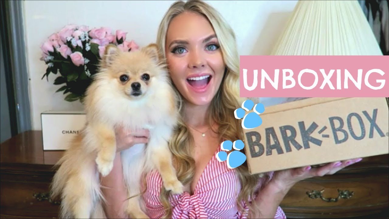 BARKBOX UNBOXING Pomeranian puppy reaction PROM EDITION