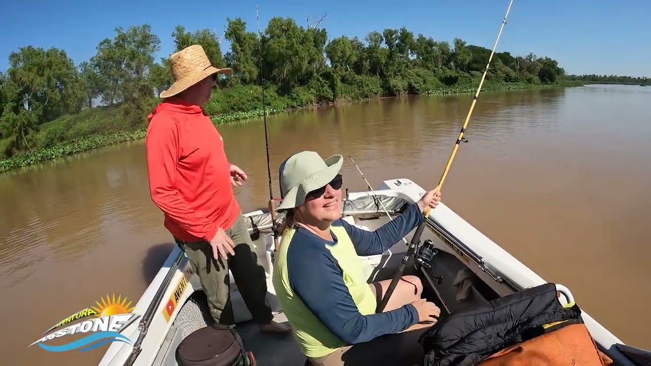 CUANDO EL RIO RESPONDE - PESCA CON  VERO Y JUAN